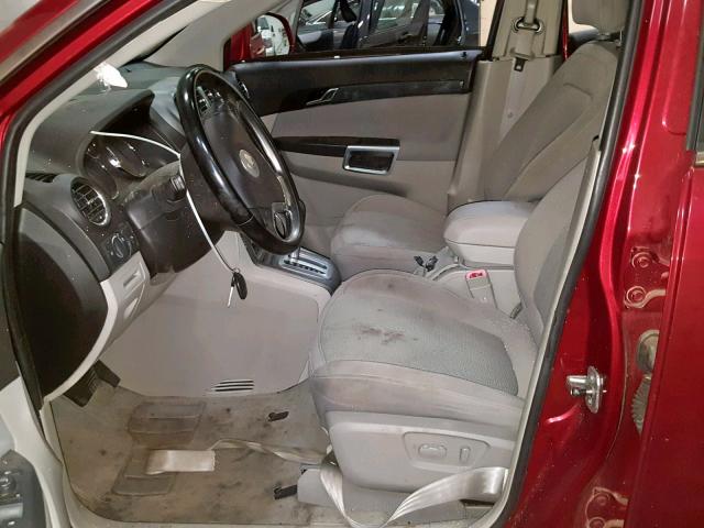 3GSCL33P88S703840 - 2008 SATURN VUE XE RED photo 5