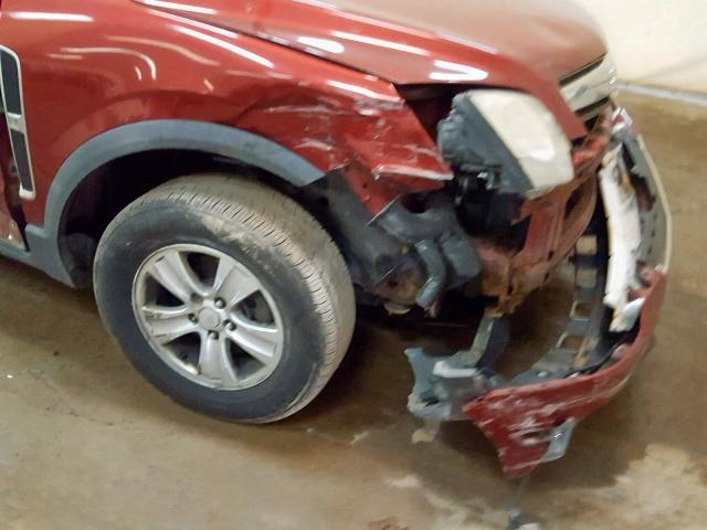 3GSCL33P88S703840 - 2008 SATURN VUE XE RED photo 9