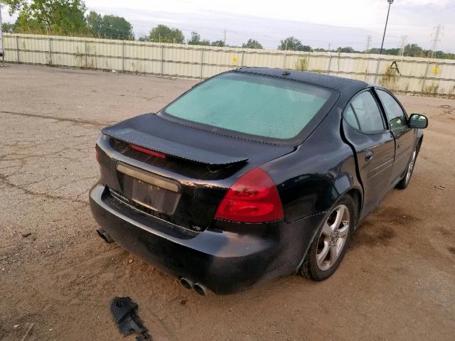 2G2WC58C661267786 - 2006 PONTIAC GRAND PRIX BLACK photo 4