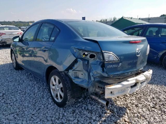 JM1BL1SF4A1324250 - 2010 MAZDA 3 TEAL photo 3