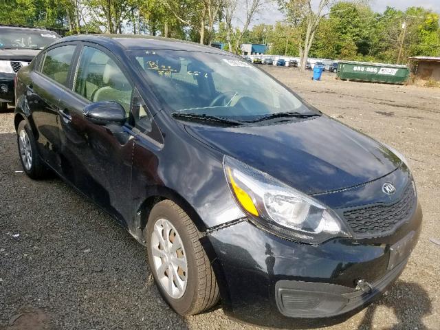 KNADM4A34F6465972 - 2015 KIA RIO LX BLACK photo 1