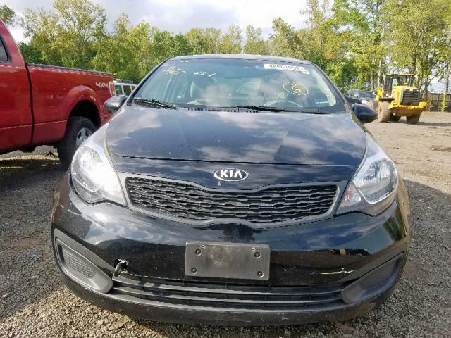 KNADM4A34F6465972 - 2015 KIA RIO LX BLACK photo 9