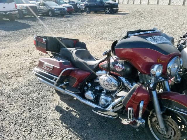 1HD1FC4127Y660137 - 2007 HARLEY-DAVIDSON FLHTCUI MAROON photo 1