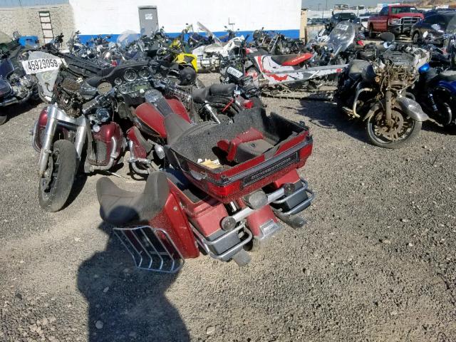 1HD1FC4127Y660137 - 2007 HARLEY-DAVIDSON FLHTCUI MAROON photo 3