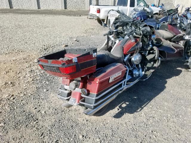 1HD1FC4127Y660137 - 2007 HARLEY-DAVIDSON FLHTCUI MAROON photo 4