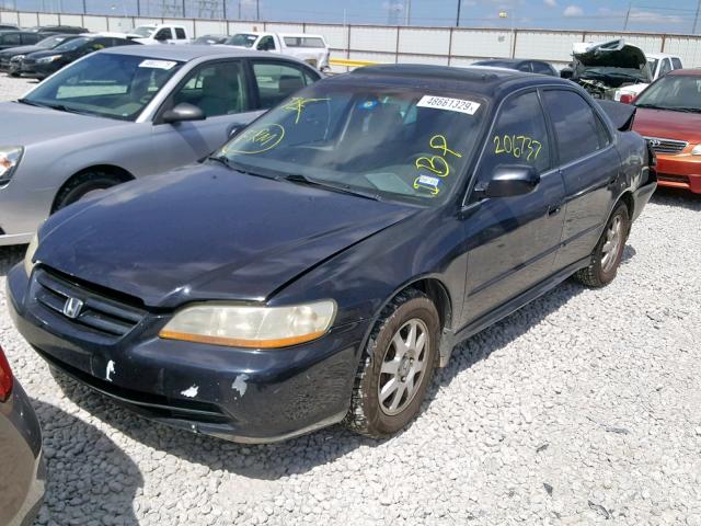 1HGCG56772A067008 - 2002 HONDA ACCORD SE BLACK photo 2