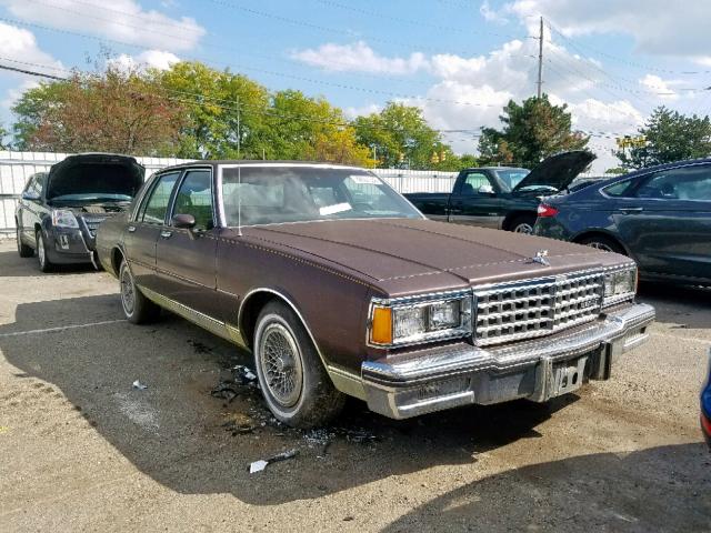 2G1BN69ZXF9110463 - 1985 CHEVROLET CAPRICE CL BURGUNDY photo 1