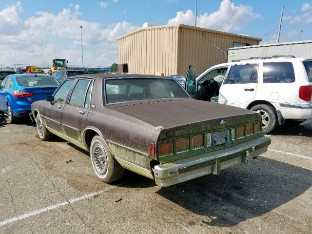 2G1BN69ZXF9110463 - 1985 CHEVROLET CAPRICE CL BURGUNDY photo 3