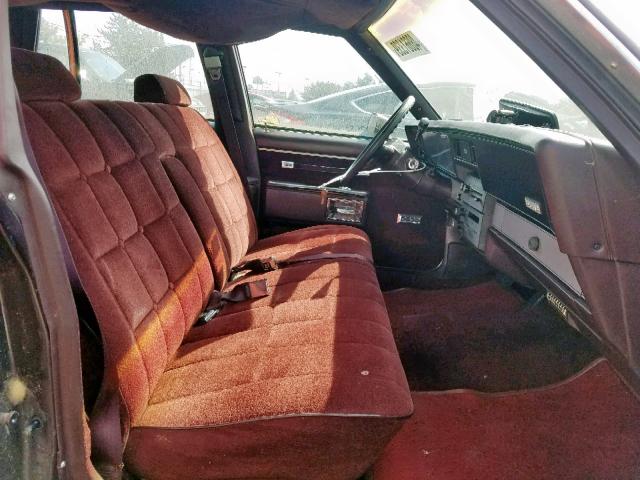 2G1BN69ZXF9110463 - 1985 CHEVROLET CAPRICE CL BURGUNDY photo 5