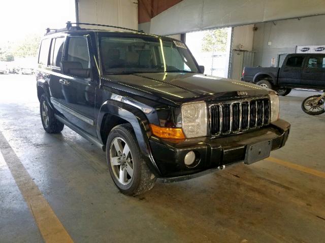 1J8HG48N46C265199 - 2006 JEEP COMMANDER BLACK photo 1