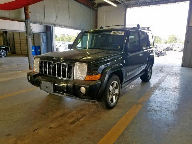 1J8HG48N46C265199 - 2006 JEEP COMMANDER BLACK photo 2