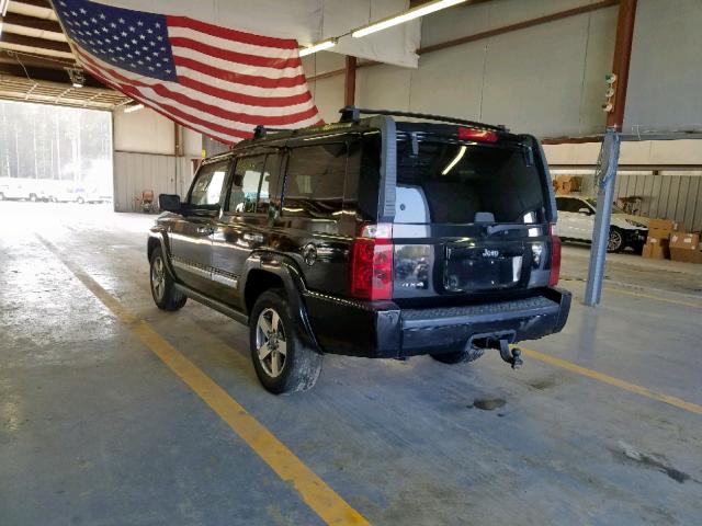 1J8HG48N46C265199 - 2006 JEEP COMMANDER BLACK photo 3