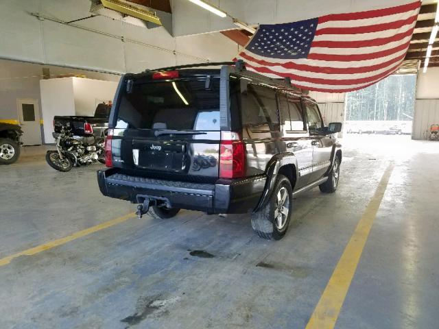 1J8HG48N46C265199 - 2006 JEEP COMMANDER BLACK photo 4