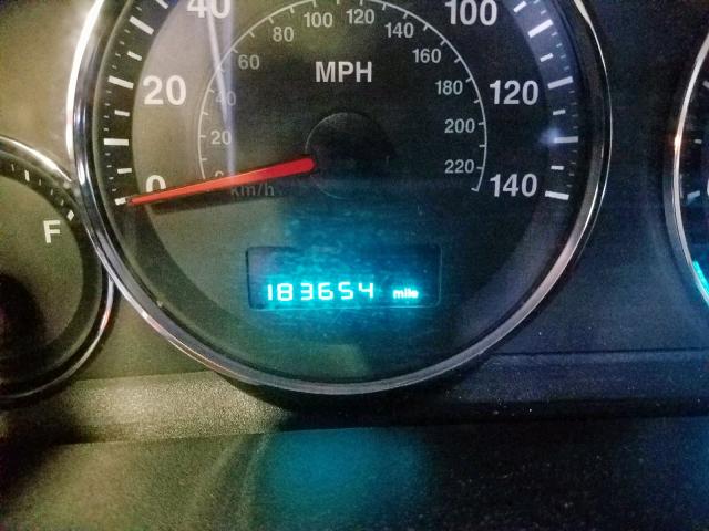 1J8HG48N46C265199 - 2006 JEEP COMMANDER BLACK photo 8