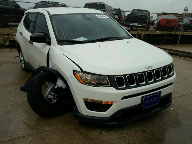 3C4NJCABXJT123250 - 2018 JEEP COMPASS SP თეთრი ფოტო 1