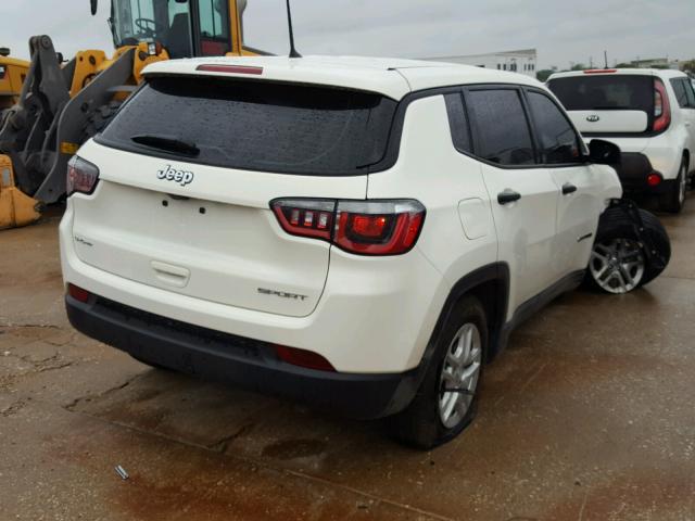 3C4NJCABXJT123250 - 2018 JEEP COMPASS SP თეთრი ფოტო 4