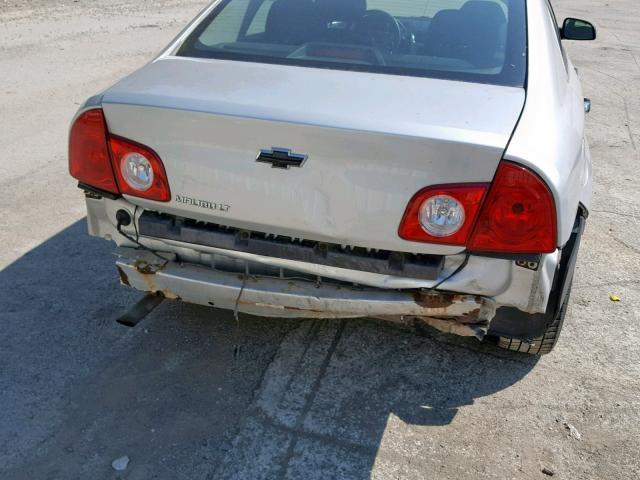 1G1ZC5E03CF215256 - 2012 CHEVROLET MALIBU 1LT 银色 照片 9