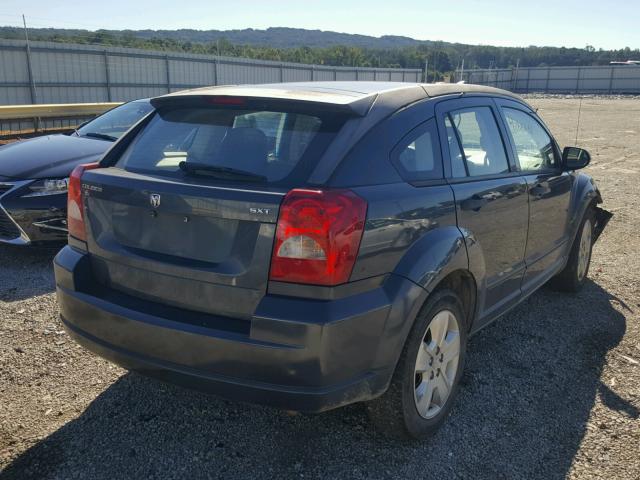 1B3HB48B27D114953 - 2007 DODGE CALIBER SX BLUE photo 4