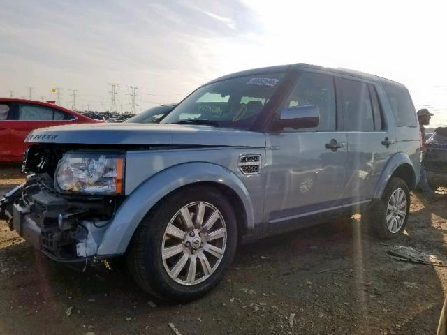 SALAK2D43CA601157 - 2012 LAND ROVER LR4 HSE LU BLUE photo 2