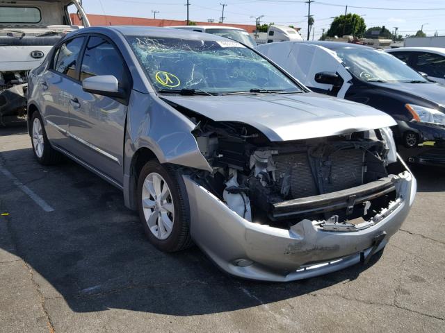 3N1AB6APXCL662160 - 2012 NISSAN SENTRA 2.0 SILVER photo 1