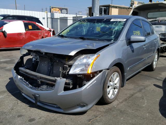 3N1AB6APXCL662160 - 2012 NISSAN SENTRA 2.0 SILVER photo 2