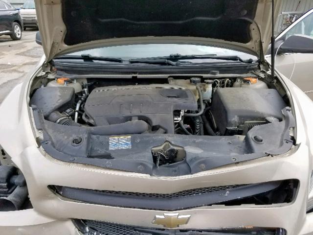 1G1ZG57B694170594 - 2009 CHEVROLET MALIBU LS GOLD photo 7