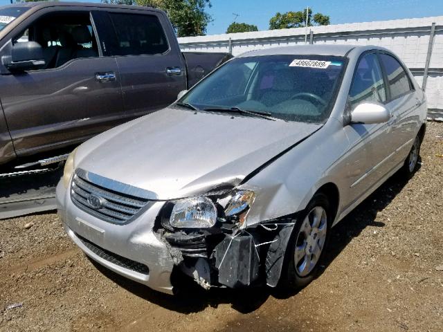 KNAFE122685553893 - 2008 KIA SPECTRA EX SILVER photo 2