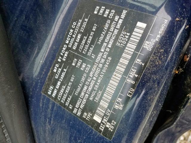 NM0LS6AN0AT009458 - 2010 FORD TRANSIT CO BLUE photo 10