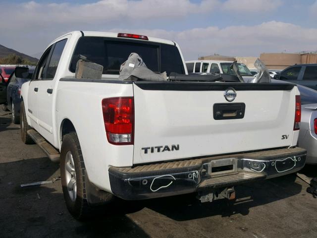 1N6AA0ED6EN509336 - 2014 NISSAN TITAN S WHITE photo 3