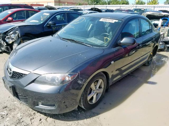 JM1BK32F781837954 - 2008 MAZDA 3 I BLACK photo 2