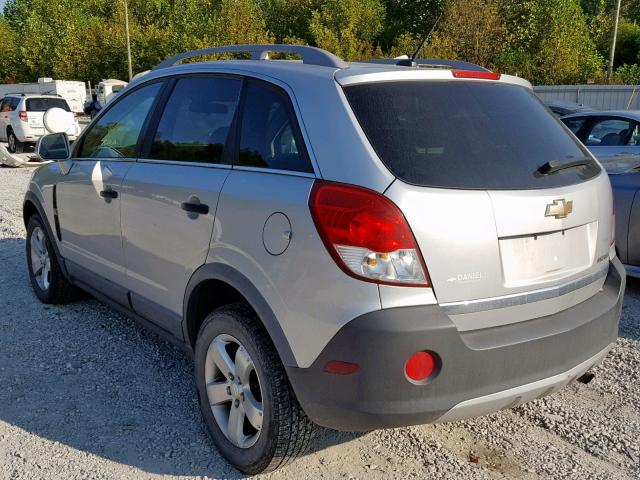 3GNAL2EK6CS558716 - 2012 CHEVROLET CAPTIVA SP SILVER photo 3