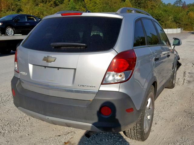 3GNAL2EK6CS558716 - 2012 CHEVROLET CAPTIVA SP SILVER photo 4