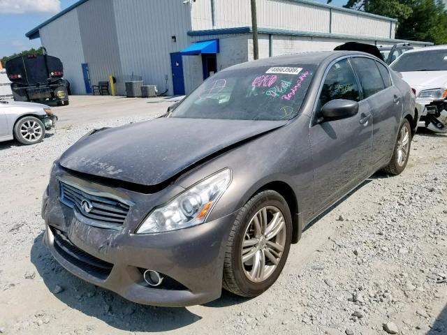 JN1CV6AP2CM622726 - 2012 INFINITI G37 BASE BLUE photo 2