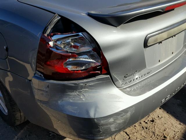 2G2WP552771161798 - 2007 PONTIAC GRAND PRIX GRAY photo 9