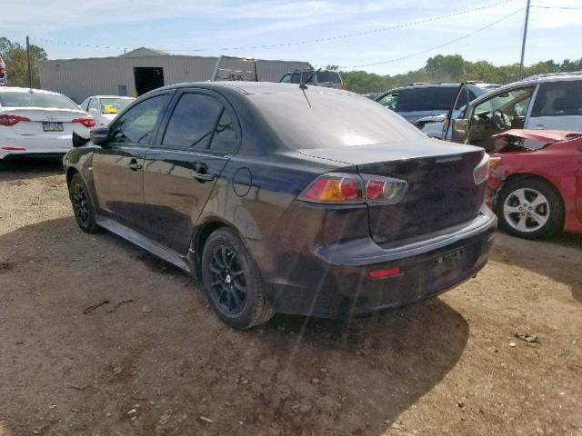 JA32U2FU4FU026782 - 2015 MITSUBISHI LANCER ES BLACK photo 3