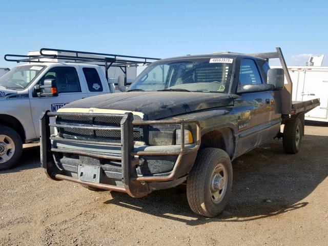 1B7KF2362WJ219449 - 1998 DODGE RAM 2500 BLACK photo 2