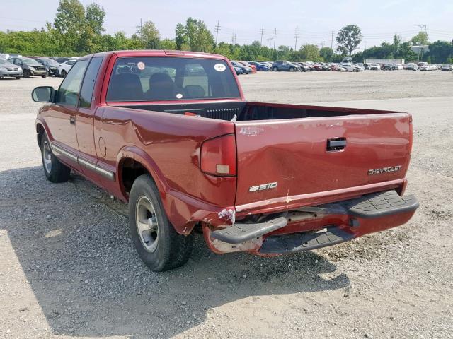 1GCCS195718116438 - 2001 CHEVROLET S TRUCK S1 RED photo 3