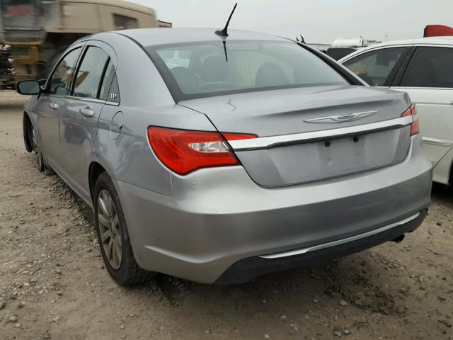 1C3CCBBB2DN693911 - 2013 CHRYSLER 200 TOURIN GRAY photo 3