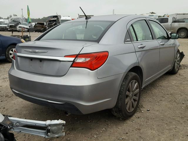 1C3CCBBB2DN693911 - 2013 CHRYSLER 200 TOURIN GRAY photo 4