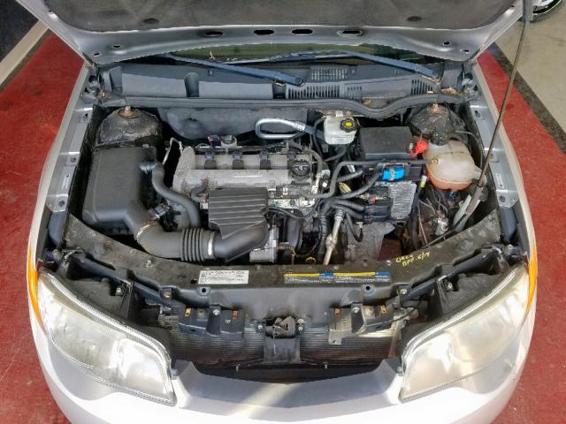 1G8AW15F57Z186155 - 2007 SATURN ION LEVEL SILVER photo 7