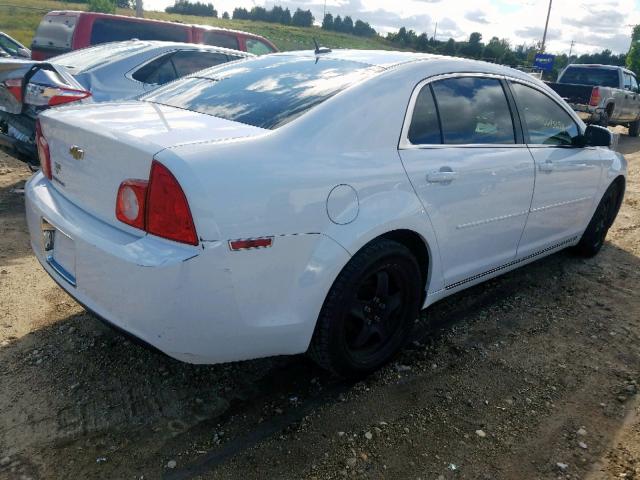 1G1ZC5EB7AF219499 - 2010 CHEVROLET MALIBU 1LT 白色 照片 4