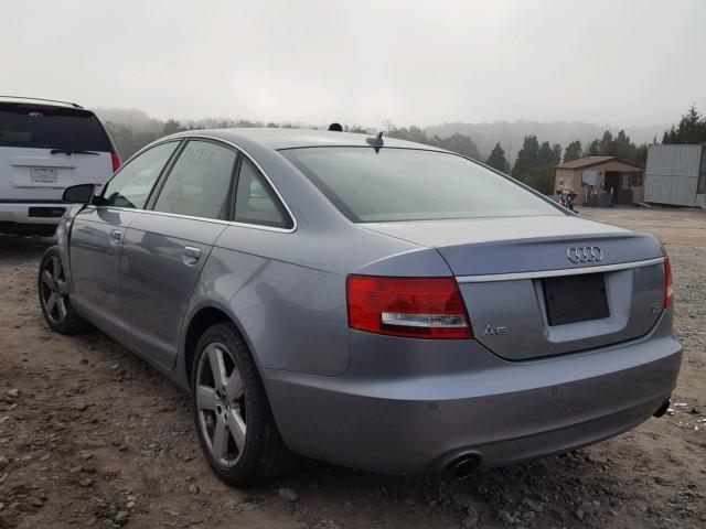 WAUDH74F48N159360 - 2008 AUDI A6 3.2 QUA GRAY photo 3