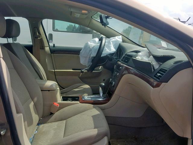 1G8ZS57B28F204999 - 2008 SATURN AURA XE TAN photo 5