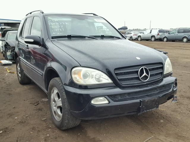 4JGAB57E04A476189 - 2004 MERCEDES-BENZ ML 350 BLACK photo 1