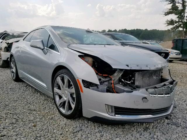 1G6RM1E48EU600491 - 2014 CADILLAC ELR LUXURY SILVER photo 1