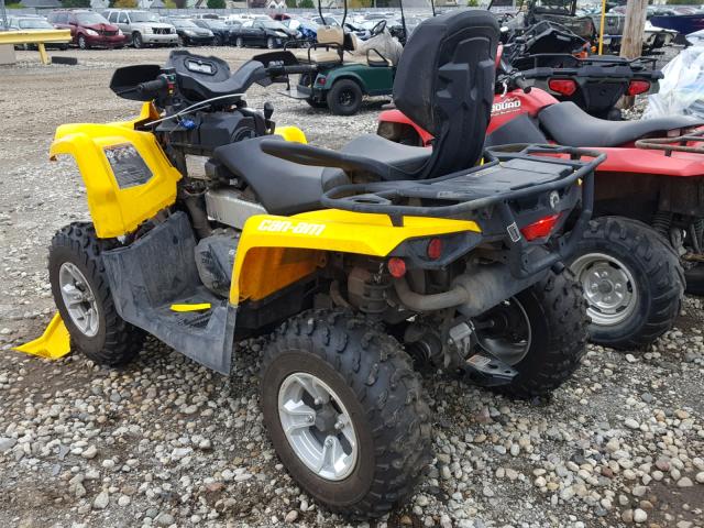 3JBLMAT21HJ001417 - 2017 CAN-AM OUTLANDER YELLOW photo 3