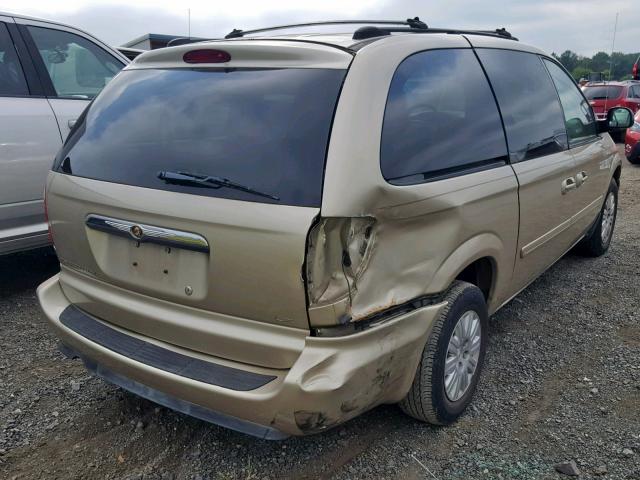 2C4GP44R55R574875 - 2005 CHRYSLER TOWN & COU TAN photo 4