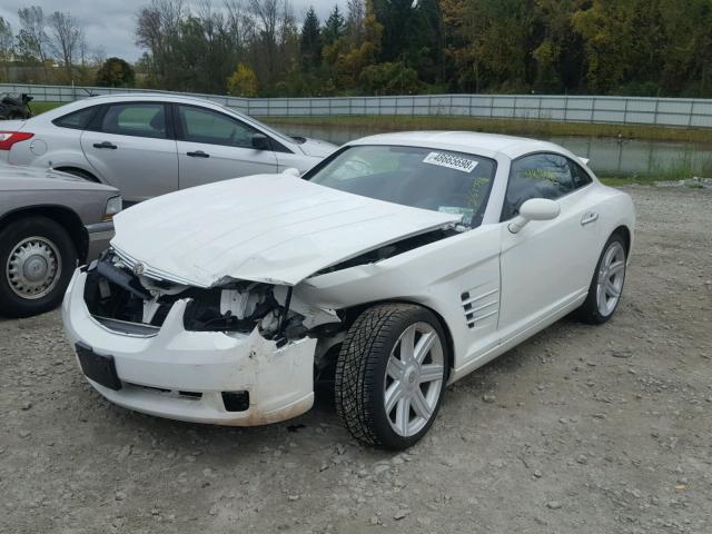 1C3AN69L55X035674 - 2005 CHRYSLER CROSSFIRE WHITE photo 2