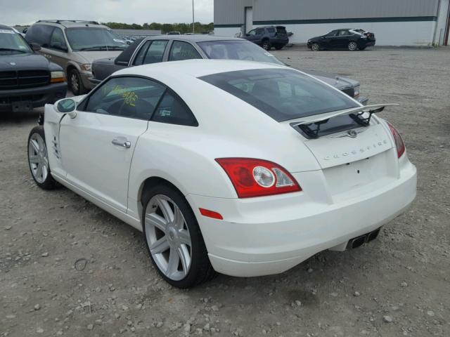 1C3AN69L55X035674 - 2005 CHRYSLER CROSSFIRE WHITE photo 3