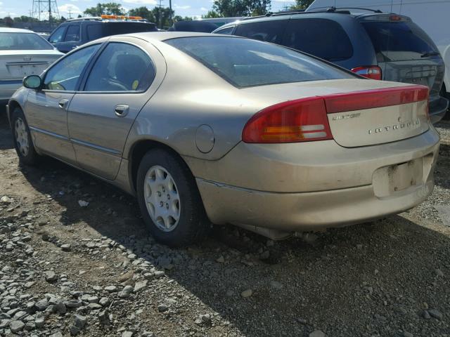 2B3HD46R42H275293 - 2002 DODGE INTREPID S GOLD photo 3